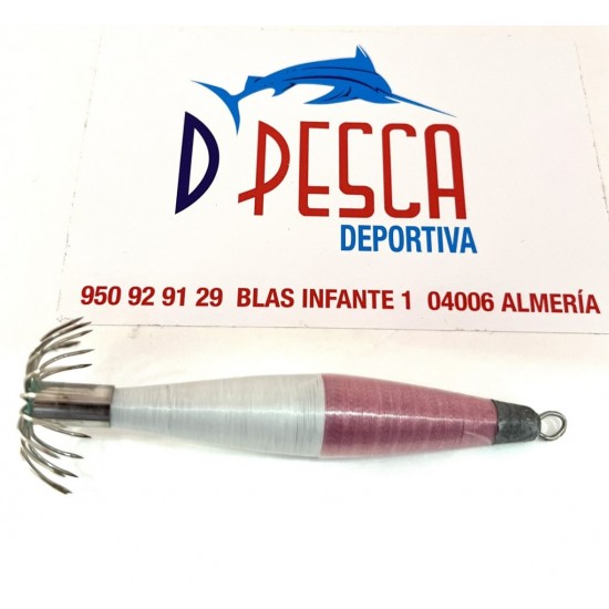 Potera de Calamar Color Rosa / Blanca